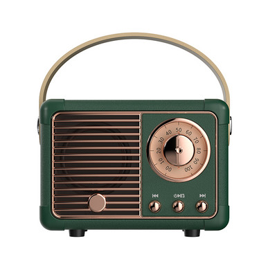 Retro Bluetooth hangszóró H2 Klasszikus Retro Retro Decor Usb Hordozható Dekorációs Mini Hangszórók Utazási zenelejátszó