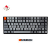 Keychron K2 A V2 Bluetooth bežična mehanička tipkovnica s prekidačem Gateron G Pro s bijelim LED pozadinskim osvjetljenjem i 84 tipke za Mac Windows