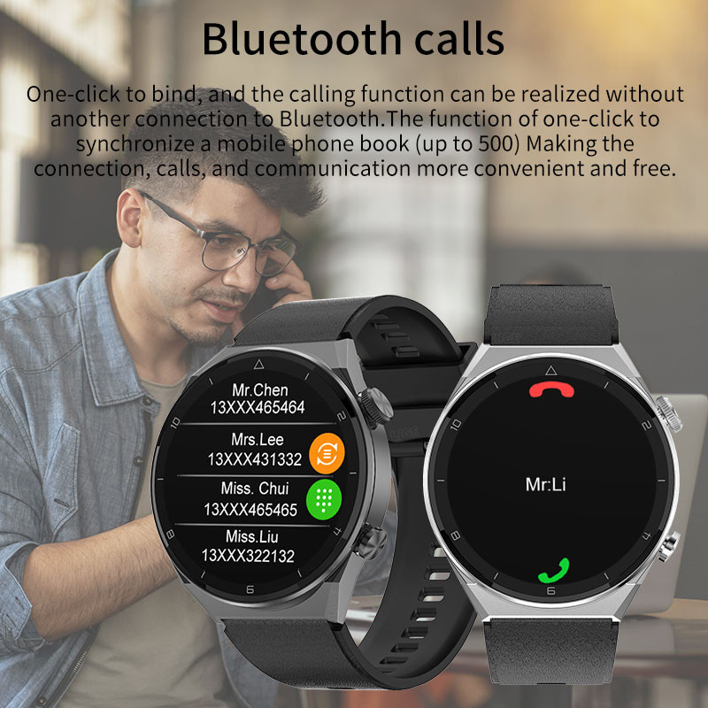 LIGE AMOLED 454*454 Οθόνη New Men Smart Watch Sports NFC Access Control Smartwatch Bluetooth Call Clock Αδιάβροχο για άνδρες 2023