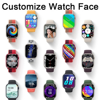 2023 Smart Watch Series 7 Безжично зареждане Отговор на обаждане Спортен фитнес тракер Персонализиран циферблат Smartwatch Мъже Жени за Apple Watch