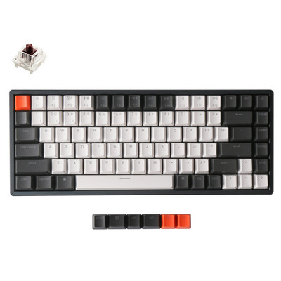 Keychron K2 CXH Bluetooth bežična mehanička tipkovnica 84 tipke Gateron prekidač koji se može mijenjati na radnom mjestu RGB aluminijski okvir s pozadinskim osvjetljenjem