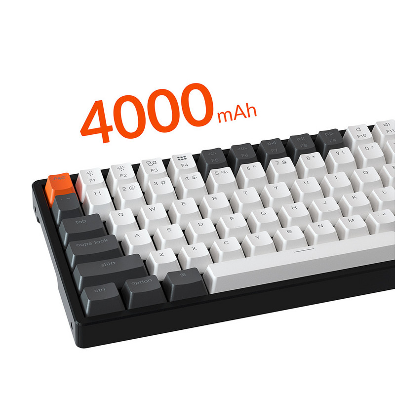 Keychron K2 CXH Bluetooth bežična mehanička tipkovnica 84 tipke Gateron prekidač koji se može mijenjati na radnom mjestu RGB aluminijski okvir s pozadinskim osvjetljenjem