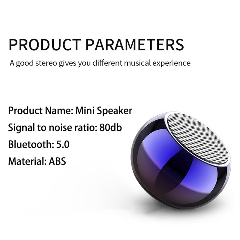 Mini Bluetooth zvučna kutija Bluetooth zvučnik Prijenosni bežični zvučnik Bluetooth zvučna traka Jednostavan mali svirač glazbene kutije