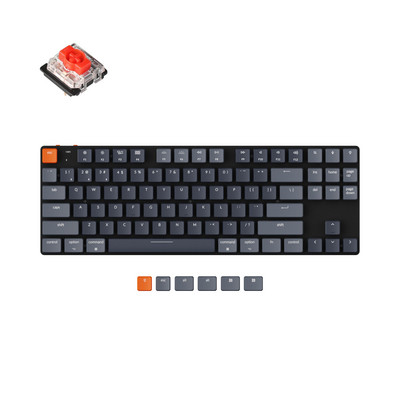 Keychron K1 SE B belaidė mechaninė klaviatūra RGB foninio apšvietimo žemo profilio Gateron jungiklis, skirtas Mac Windows