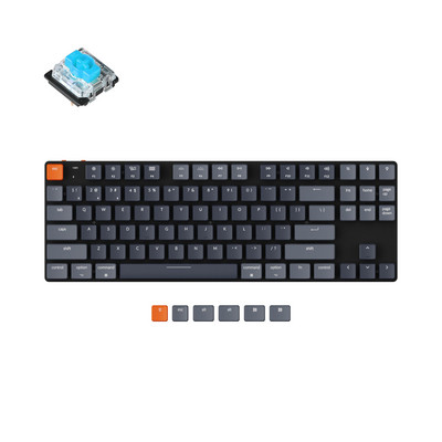 Keychron K1 SE B belaidė mechaninė klaviatūra RGB foninio apšvietimo žemo profilio Gateron jungiklis, skirtas Mac Windows