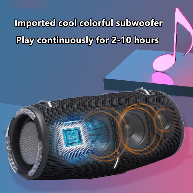 100W jaki bluetooth zvučnik prijenosni RGB šareno svjetlo vodootporan bežični subwoofer 360stereo surround TWS Caixa de som