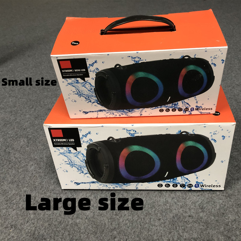 100W jaki bluetooth zvučnik prijenosni RGB šareno svjetlo vodootporan bežični subwoofer 360stereo surround TWS Caixa de som