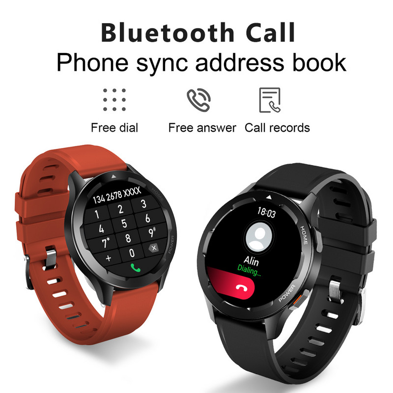 MELANDA 2022 Bluetooth Call Έξυπνα Ρολόγια Ανδρικά Γυναικεία Αδιάβροχο Multi Sports Καρδιολογικό Ρολόι NFC Smartwatch για Android IOS