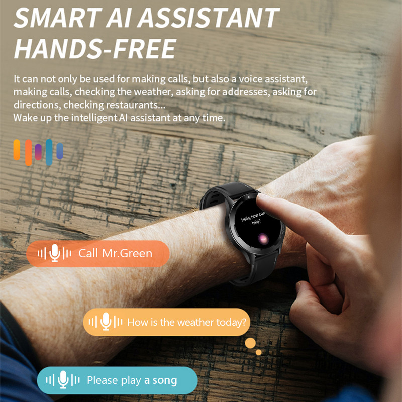 MELANDA 2022 Bluetooth Call Έξυπνα Ρολόγια Ανδρικά Γυναικεία Αδιάβροχο Multi Sports Καρδιολογικό Ρολόι NFC Smartwatch για Android IOS