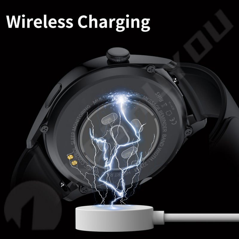 KESHUYOU GT5 Έξυπνο ανδρικό ρολόι Απάντηση κλήσης Sport Tracker Ασύρματη φόρτιση NFC Γυναικείο Smartwatch Δώρο για Android iOS PK GT3 Pro