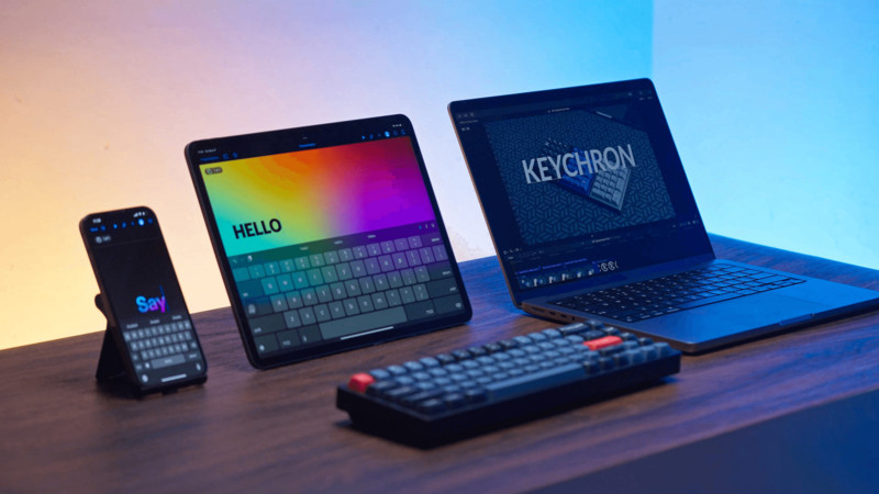 Keychron K6 Pro QMK/VIA vezeték nélküli mechanikus billentyűzet Barebone verzió