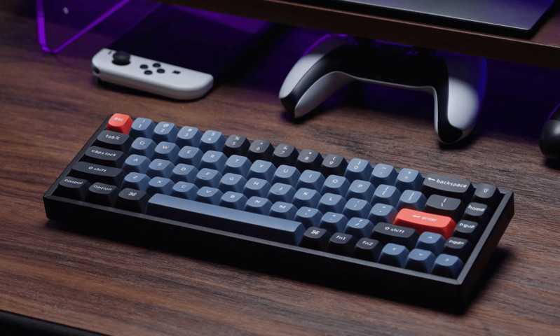 Keychron K6 Pro QMK/VIA vezeték nélküli mechanikus billentyűzet Barebone verzió
