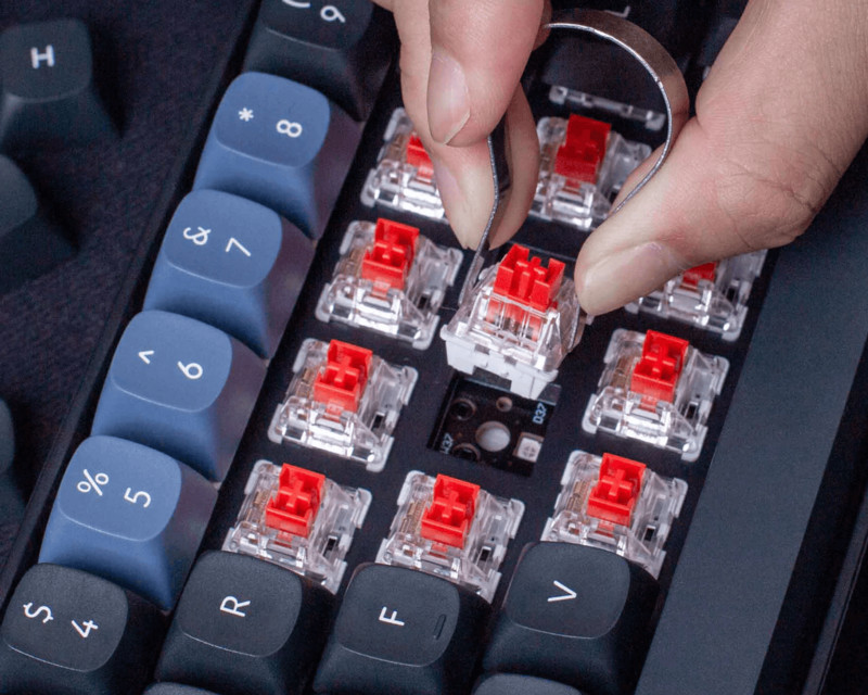 Keychron K6 Pro QMK/VIA vezeték nélküli mechanikus billentyűzet Barebone verzió