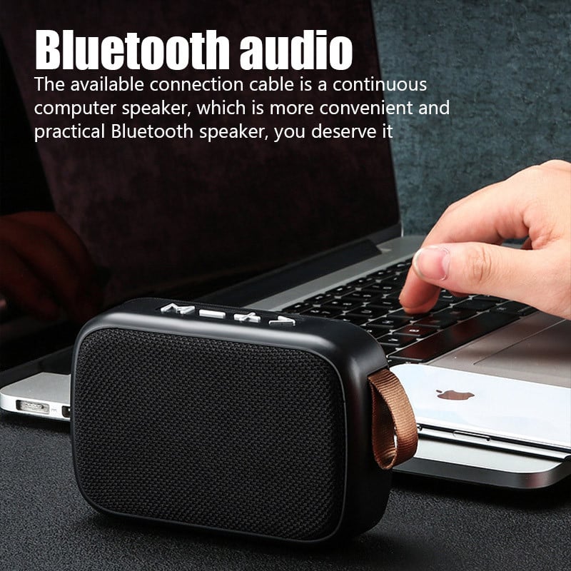 Vezeték nélküli Bluetooth hangszóró mélynyomó támogatás TF kártya kis rádiólejátszó kültéri hordozható sport audio támogatás 32 GB mini hangdoboz