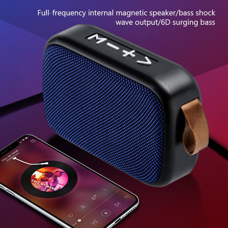 Vezeték nélküli Bluetooth hangszóró mélynyomó támogatás TF kártya kis rádiólejátszó kültéri hordozható sport audio támogatás 32 GB mini hangdoboz