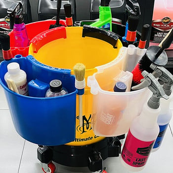 Universal Bucket Organizer Λεπτομέρειες αυτοκινήτου Εργαλεία Πετσέτες Βούρτσες Mitt Fast Easy Storage Kit Εξωτερικό κρεμαστό βαρέλι