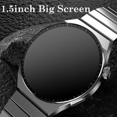 Έξυπνο ρολόι μεγάλης οθόνης 1,5 ιντσών για Huawei Xiaomi GT3 Smart Watch Men Android Bluetooth Call IP68 Blood Pressure Fitness Tracker