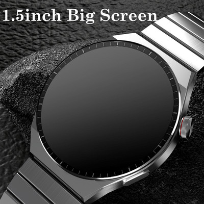 Έξυπνο ρολόι μεγάλης οθόνης 1,5 ιντσών για Huawei Xiaomi GT3 Smart Watch Men Android Bluetooth Call IP68 Blood Pressure Fitness Tracker