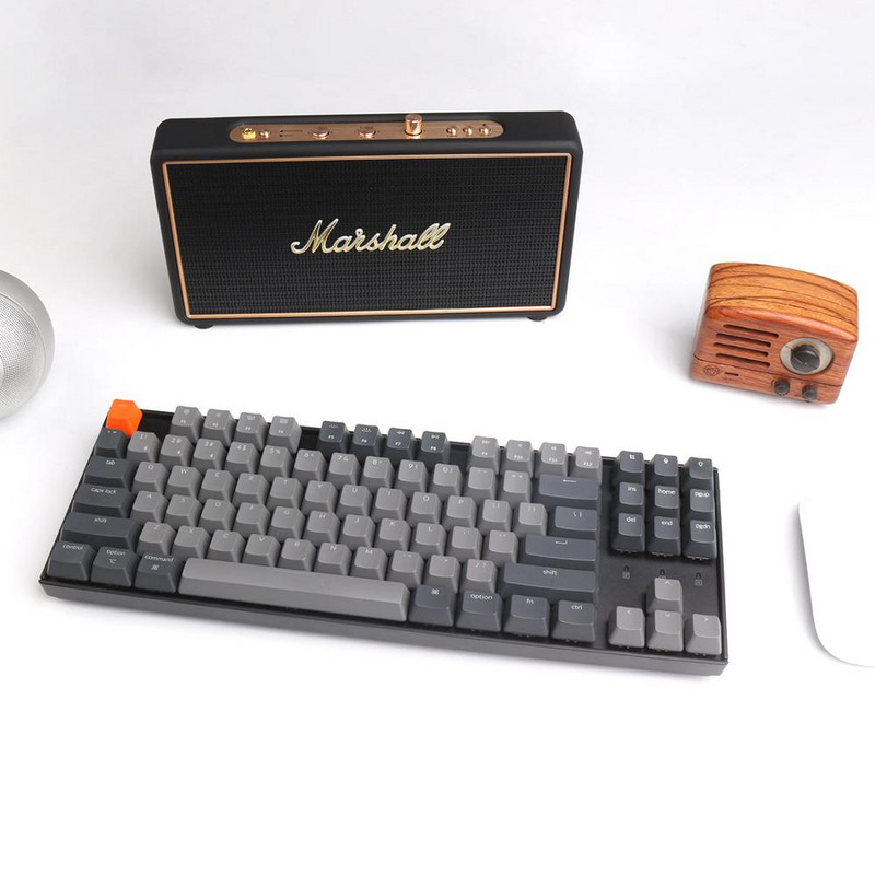 Keychron K8 G Ασύρματο μηχανικό πληκτρολόγιο Bluetooth Gateron Πληκτρολόγιο με λευκό οπίσθιο φωτισμό με δυνατότητα εναλλαγής εναλλαγής για Mac