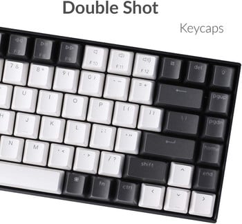 Keychron K2 BXH Bluetooth безжична механична клавиатура 84 клавиша Gateron Hot-swappable Switch RGB Backlit за Mac Windows