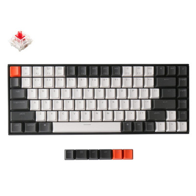 Keychron K2 BXH Bluetooth bežična mehanička tipkovnica s 84 tipke Gateron prekidač koji se može mijenjati na radnom mjestu RGB s pozadinskim osvjetljenjem za Mac Windows