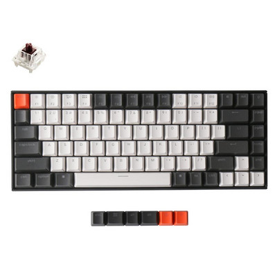 Keychron K2 BXH Bluetooth bežična mehanička tipkovnica s 84 tipke Gateron prekidač koji se može mijenjati na radnom mjestu RGB s pozadinskim osvjetljenjem za Mac Windows