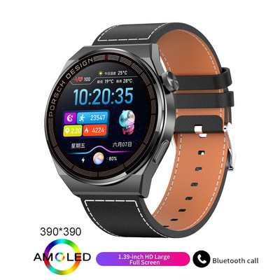 2023 Nou ceas inteligent cu ecran 390*390 Afișează întotdeauna ora Apel Bluetooth Ceas inteligent cu muzică locală pentru căști Android TWS pentru bărbați