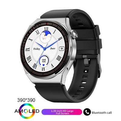 2023 Nou ceas inteligent cu ecran 390*390 Afișează întotdeauna ora Apel Bluetooth Ceas inteligent cu muzică locală pentru căști Android TWS pentru bărbați