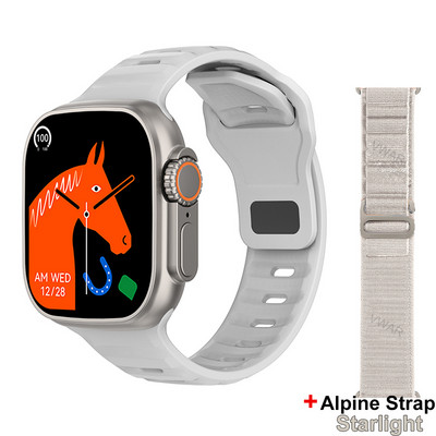 2022 DT8 Ultra Smart Watch Series 8 49mm Θήκη 1:1 2,0" HD Οθόνη Θερμόμετρο GPS Sports iwo Smartwatch Bluetooth Κλήση Αδιάβροχο