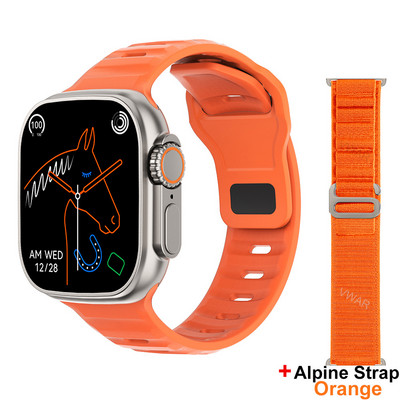 2022 DT8 Ultra Smart Watch Series 8 49mm Θήκη 1:1 2,0" HD Οθόνη Θερμόμετρο GPS Sports iwo Smartwatch Bluetooth Κλήση Αδιάβροχο