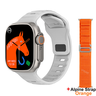 2022 DT8 Ultra Smart Watch Series 8 49mm Θήκη 1:1 2,0" HD Οθόνη Θερμόμετρο GPS Sports iwo Smartwatch Bluetooth Κλήση Αδιάβροχο