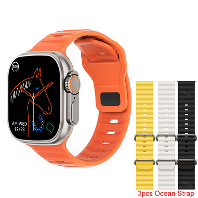 2022 DT8 Ultra Smart Watch Series 8 49mm Θήκη 1:1 2,0" HD Οθόνη Θερμόμετρο GPS Sports iwo Smartwatch Bluetooth Κλήση Αδιάβροχο