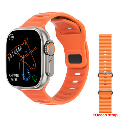 2022 DT8 Ultra Smart Watch Series 8 49mm Θήκη 1:1 2,0" HD Οθόνη Θερμόμετρο GPS Sports iwo Smartwatch Bluetooth Κλήση Αδιάβροχο