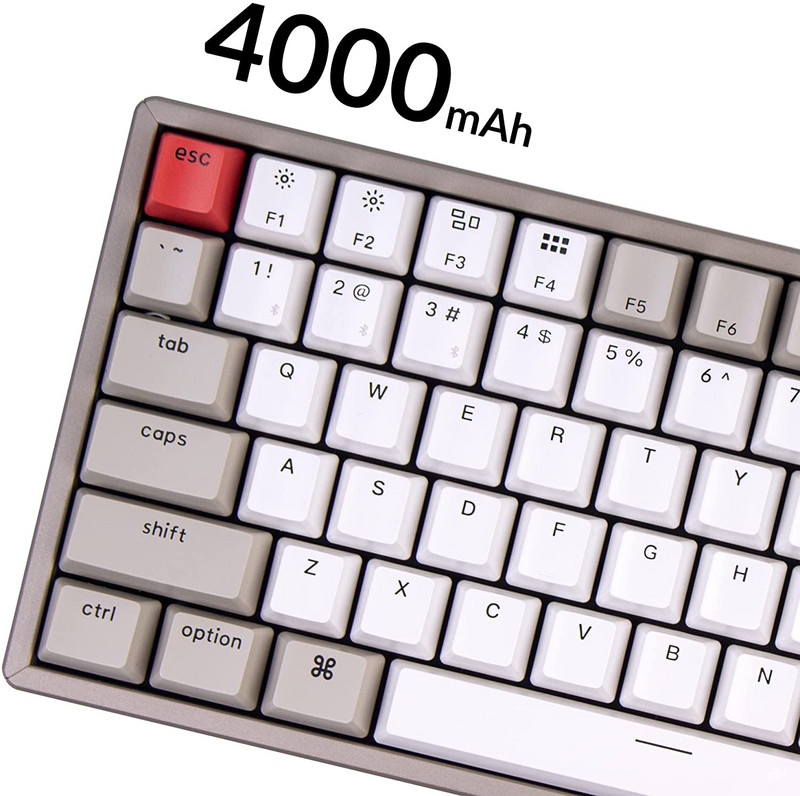 Keychron K2 L 75% Raspored 84 tipke Bežična mehanička tipkovnica za igranje Multitasking Type-C Žičani aluminijski okvir bez pozadinskog osvjetljenja