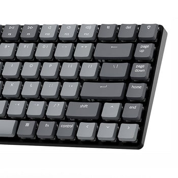 Keychron K3 E V2 Ултра-тънка безжична механична клавиатура с нисък профил Оптичен превключвател с гореща смяна RGB подсветка за Mac Windows