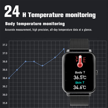 LIGE Нов смарт часовник за мъже С пълен сензорен екран Спортен фитнес часовник IP67 Водоустойчив Bluetooth за Android ios 2021 Смарт часовник за мъже+кутия