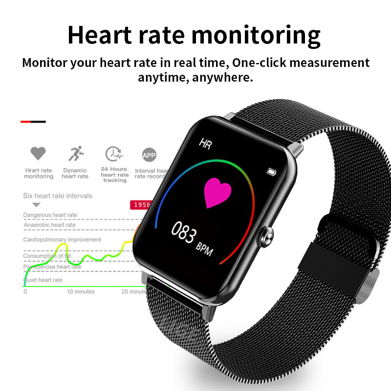 LIGE Νέο έξυπνο ρολόι ανδρικό ρολόι με πλήρη οθόνη αφής Sport Fitness ρολόι IP67 αδιάβροχο Bluetooth για Android ios 2021 Smartwatch Men+box