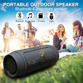 Ūdensizturīgs pārnēsājams skaļrunis mini Bluetooth mūzikas basu skaļrunis zemfrekvences skaļrunis āra bezvadu skaļrunis skaņas josla FM radio TF karte
