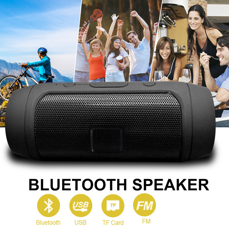 Αδιάβροχο φορητό ηχείο Μίνι Bluetooth Μουσική Ηχείο μπάσων Subwoofer Υπαίθριο ασύρματο ηχείο Μπάρα ήχου FM Ραδιόφωνο Κάρτα TF