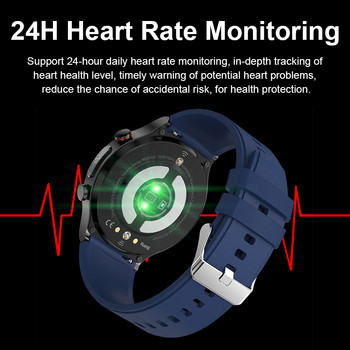 2023 ECG+PPG Здраве Смарт часовници Мъжки Кръвна глюкоза Сърдечен ритъм Кръвно налягане Температура Фитнес тракер Водоустойчив смарт часовник