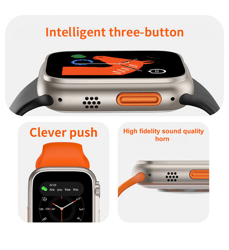 Έξυπνο ρολόι σειράς 8 TS8 Ultra 1,44 ιντσών για άνδρες γυναίκες, Bluetooth Call Sport Fitness SmartWatch για τηλέφωνο Android της Apple PK X8 S8 MT8