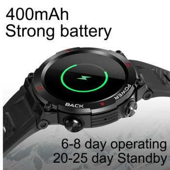 Смарт часовник LEMFO Мъжки Bluetooth разговор Спортни фитнес часовници 400mAh смарт часовник 2023 Man 360*360 HD Full Touch за Android iOS