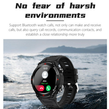 Смарт часовник LEMFO Мъжки Bluetooth разговор Спортни фитнес часовници 400mAh смарт часовник 2023 Man 360*360 HD Full Touch за Android iOS