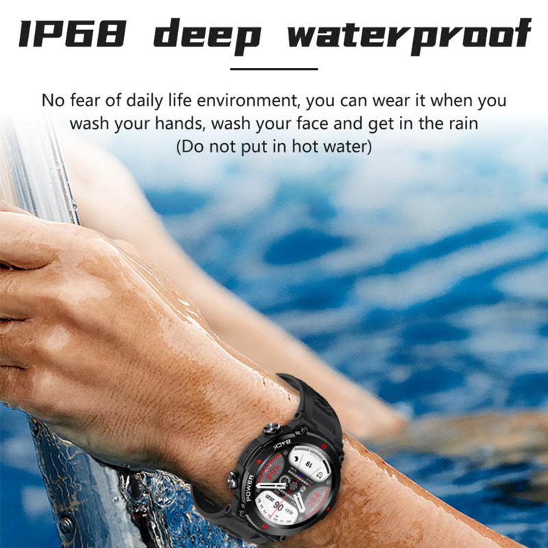 LEMFO Smart Watch Men Bluetooth Call Sport Fitness Kellad 400mAh nutikell 2023 Man 360*360 HD Full Touch Android iOS jaoks