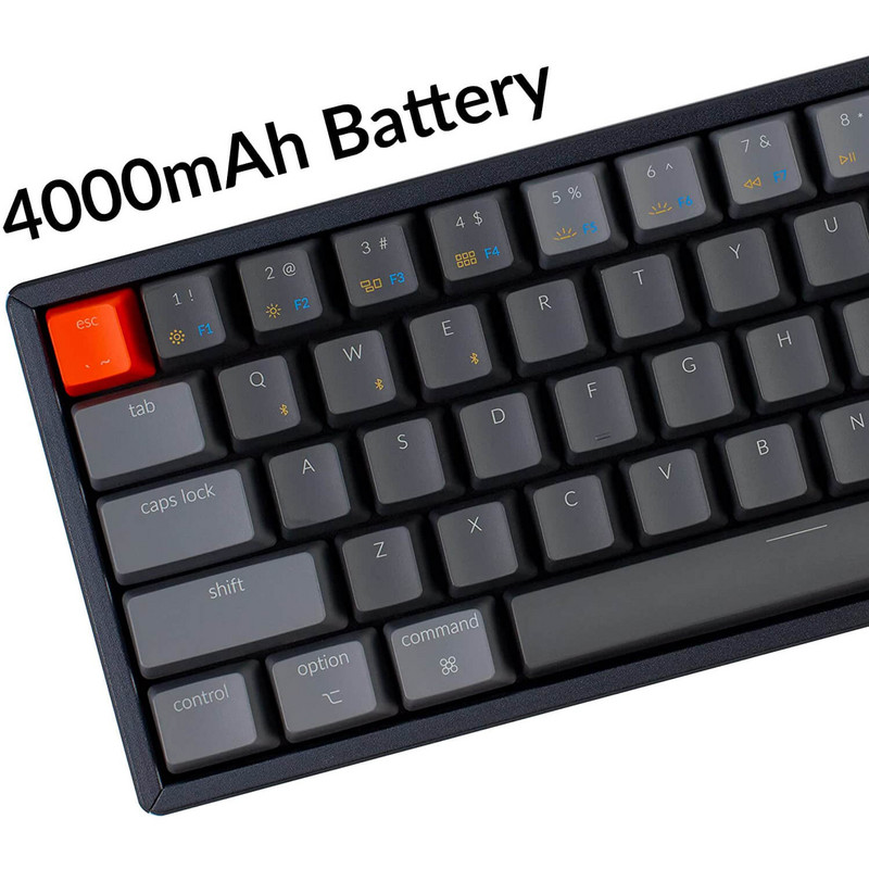 Keychron K12 C Tastatură mecanică fără fir Bluetooth Iluminare de fundal RGB Gateron Comutator mecanic Cadru din aluminiu pentru Mac Windows
