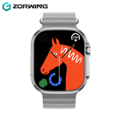 Νέο H11 Ultra+ 2,0 ιντσών Έξυπνο ρολόι 49mm Ανδρική Σειρά 8 NFC Ασύρματη φόρτιση Bluetooth Κλήση GPS Smartwatch Γυναικείο Real Screw