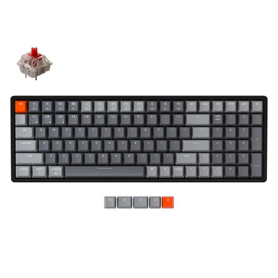 Keychron K4 C V2 Bluetooth bežična mehanička tipkovnica s RGB pozadinskim osvjetljenjem Gateron prekidač s aluminijskim okvirom Žičana USB igraća tipkovnica