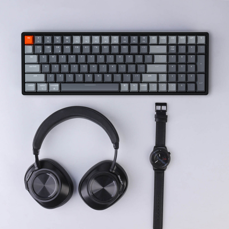 Keychron K4 C V2 Bluetooth bežična mehanička tipkovnica s RGB pozadinskim osvjetljenjem Gateron prekidač s aluminijskim okvirom Žičana USB igraća tipkovnica