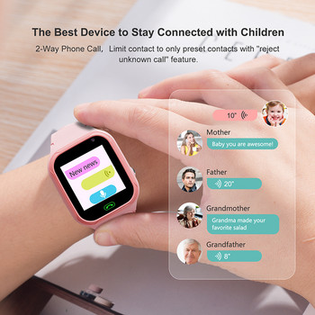 2022 Нов GPS интелигентен часовник за деца HD камера Поддръжка на 4G sim карта разговор смарт часовник Wifi GPS позициониране за iPhone xiaomi дете дете+кутия