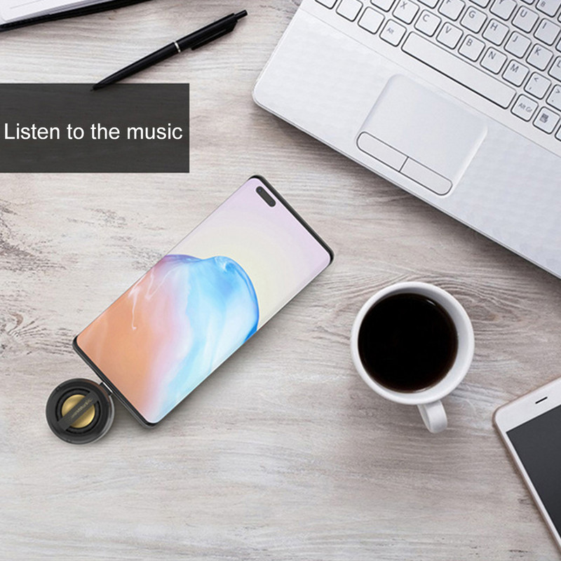 Prijenosni mini zvučnik, univerzalni 3,5 mm priključak, mini zvučna kutija tipa C, priključak za mobilni telefon, zvučnik, pojačalo, vanjski žičani zvučnici